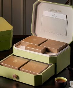 Bánh Trung Thu Hôtel des Arts Premium Allure 2026 | Hộp 4 Bánh & Trà Xanh Thượng Hạng